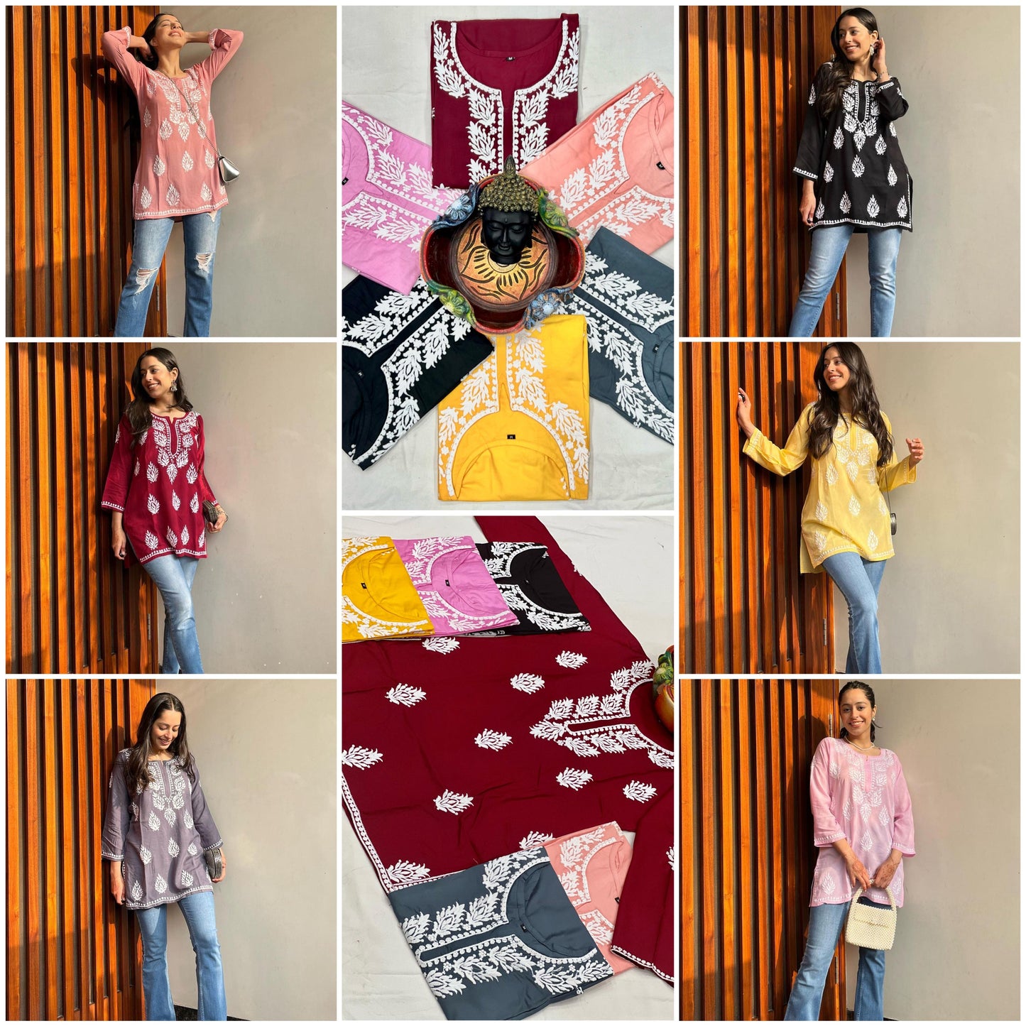 Premium Chikankari Short Kurti for Women | Casual & Everyday Wear