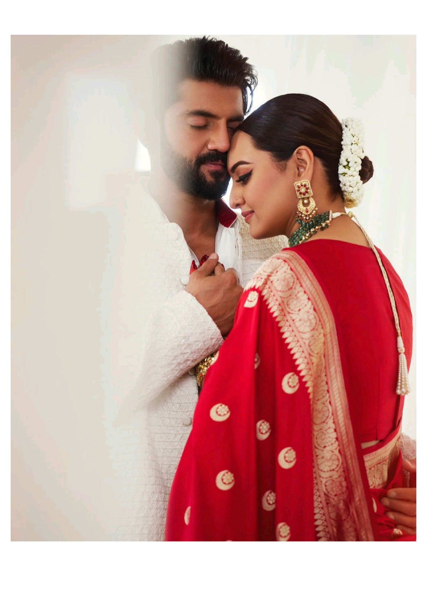 Classic Deep Red Banarasi Silk Saree