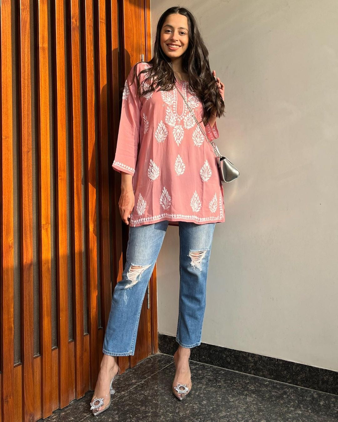 Premium Chikankari Short Kurti for Women | Casual & Everyday Wear