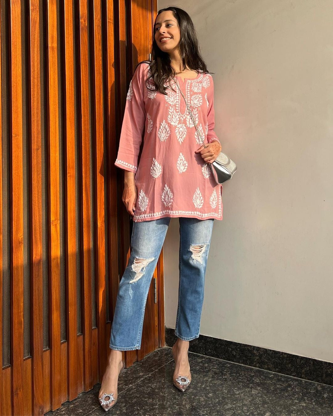 Premium Chikankari Short Kurti for Women | Casual & Everyday Wear
