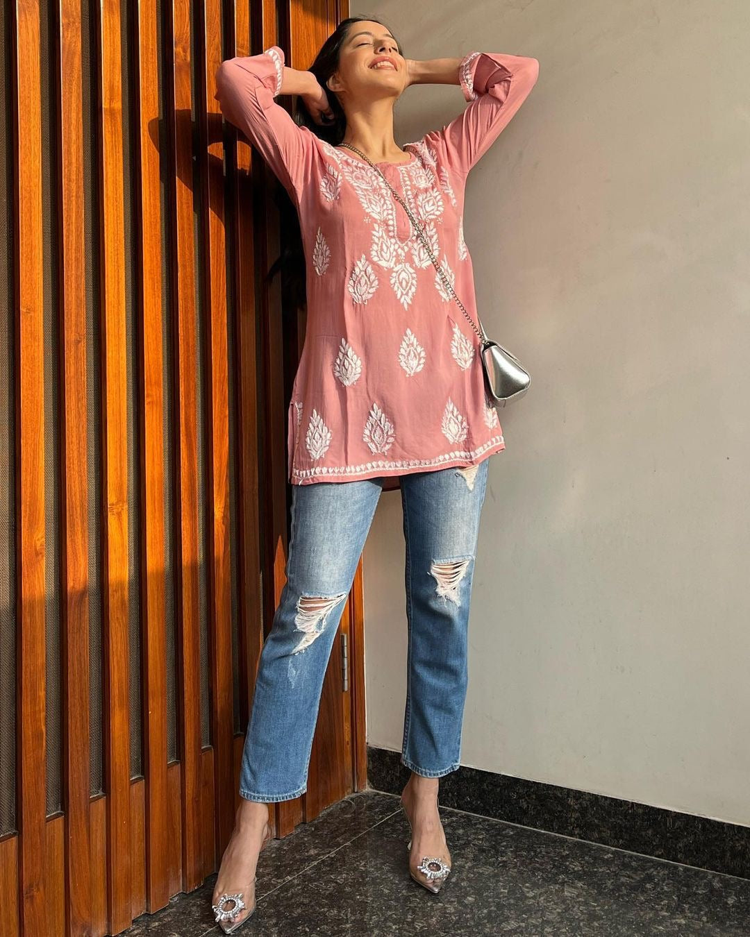 Premium Chikankari Short Kurti for Women | Casual & Everyday Wear