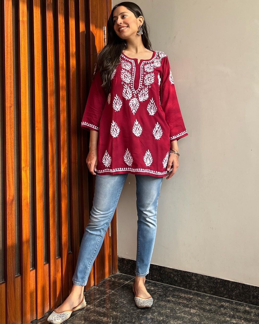 Premium Chikankari Short Kurti for Women | Casual & Everyday Wear