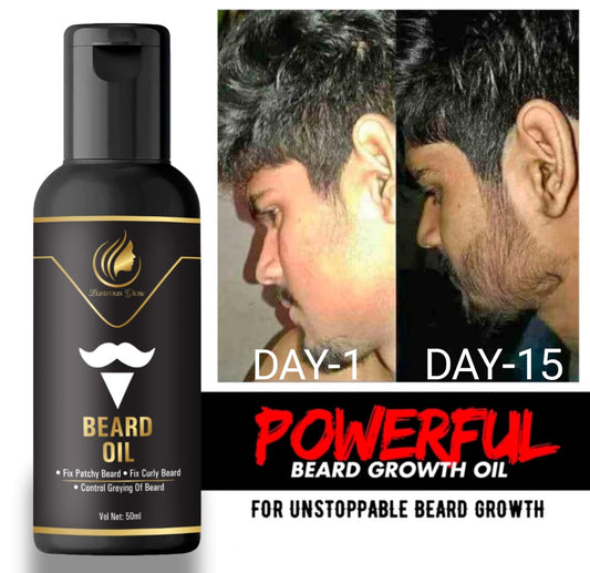 lustrous glow beard oil