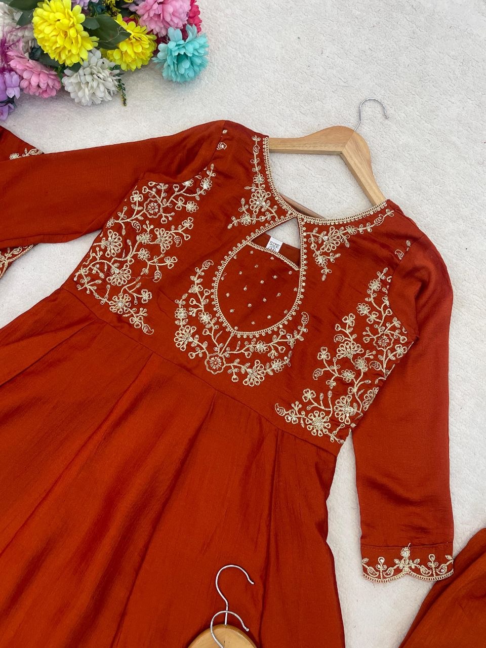 New Trendy Anarkali Designers kurti Pent Set